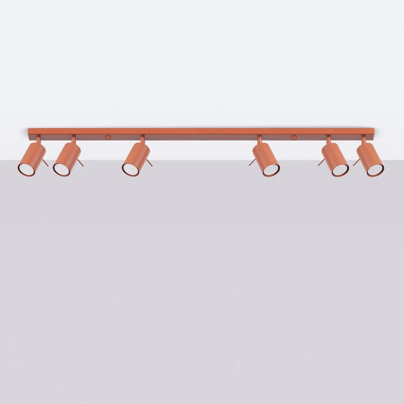 Listwa oświetleniowa RING 6L ochra czerwona SOLLUX LIGHTING