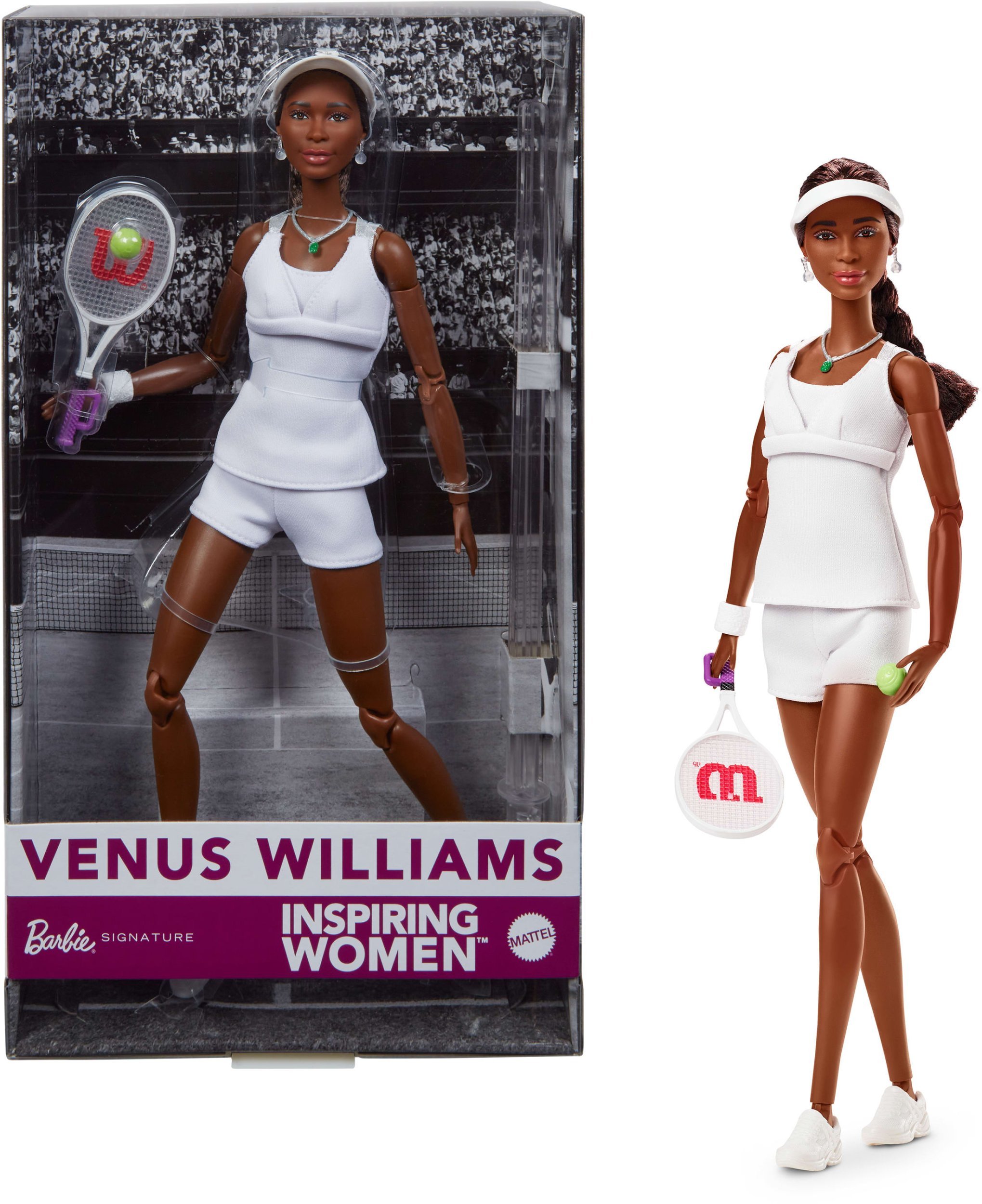 Lalka Barbie Mattel Signature Inspiring Women Venus Williams (HRM49)