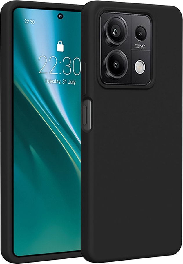 Etteri Nakładka Etteri Silicone Case do Xiaomi Redmi Note 13 5G czarna