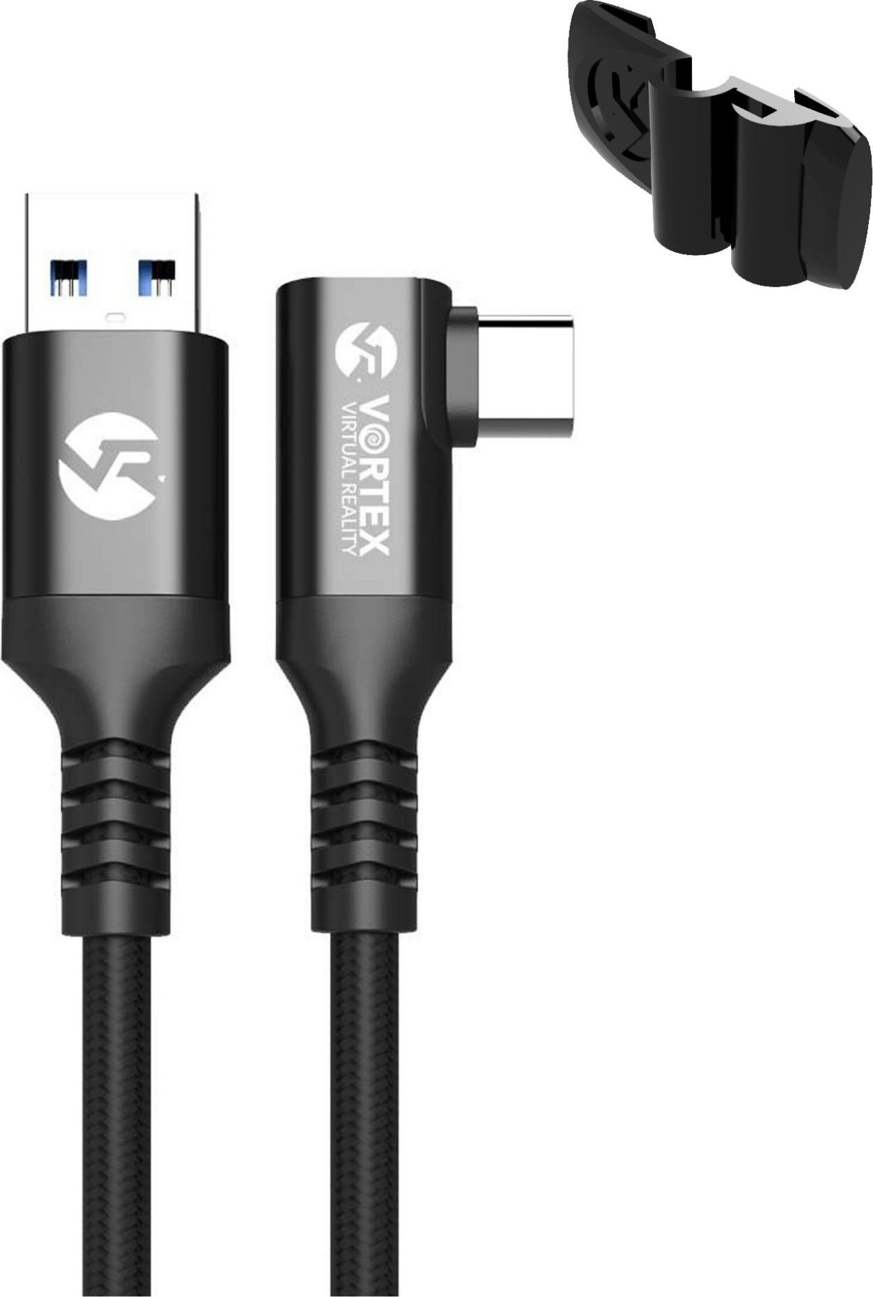Vortex Virtual Reality Kabel 3m USB-A + Element mocujący do Oculus Quest 1/2
