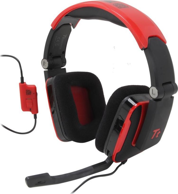 Słuchawki Thermaltake eSports Shock Blasting Czerwone (HT-SHK002ECRE)