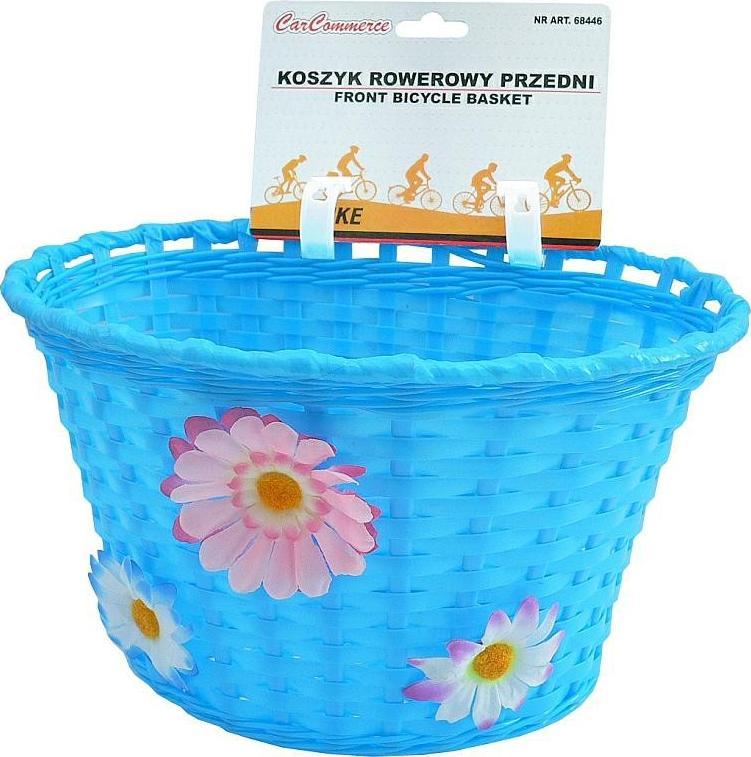 Carcommerce Koszyk na rower dziecięcy przedni - niebieski