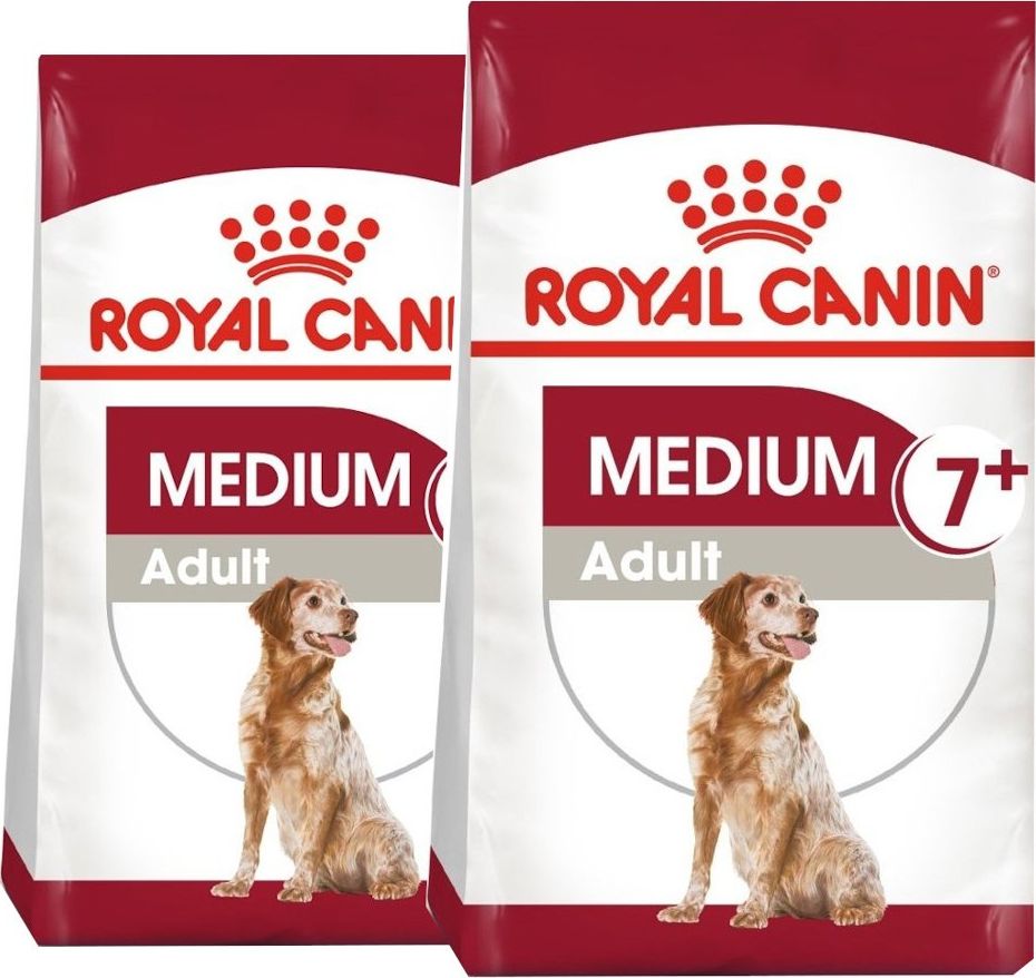 Royal Canin ROYAL CANIN Medium Adult 7+ 2x15kg karma sucha dla psów starszych od 7 do 10 roku życia, ras średnich