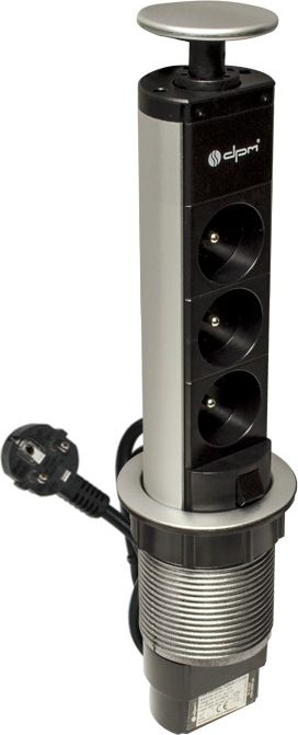 DPM Listwa meblowa podblatowa 3-gniazda 1,4m (PF1203L)