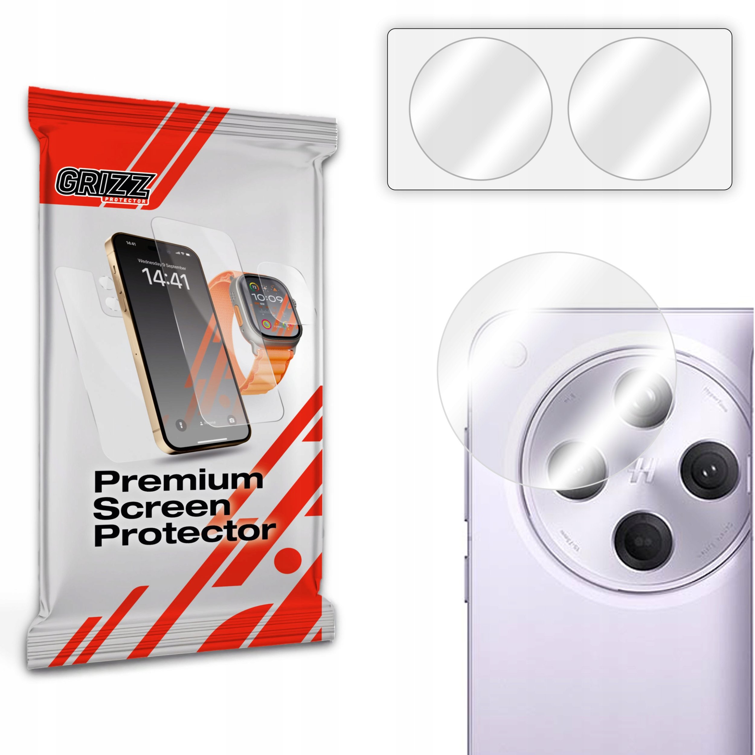 Szkło na aparat GrizzGlass HybridGlass Camera do Oppo Find X8s Plus