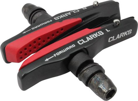 Clarks Klocki Hamulcowe CPS959 MTB Czerwono-Czarne (CLA-CPS959) 72 mm
