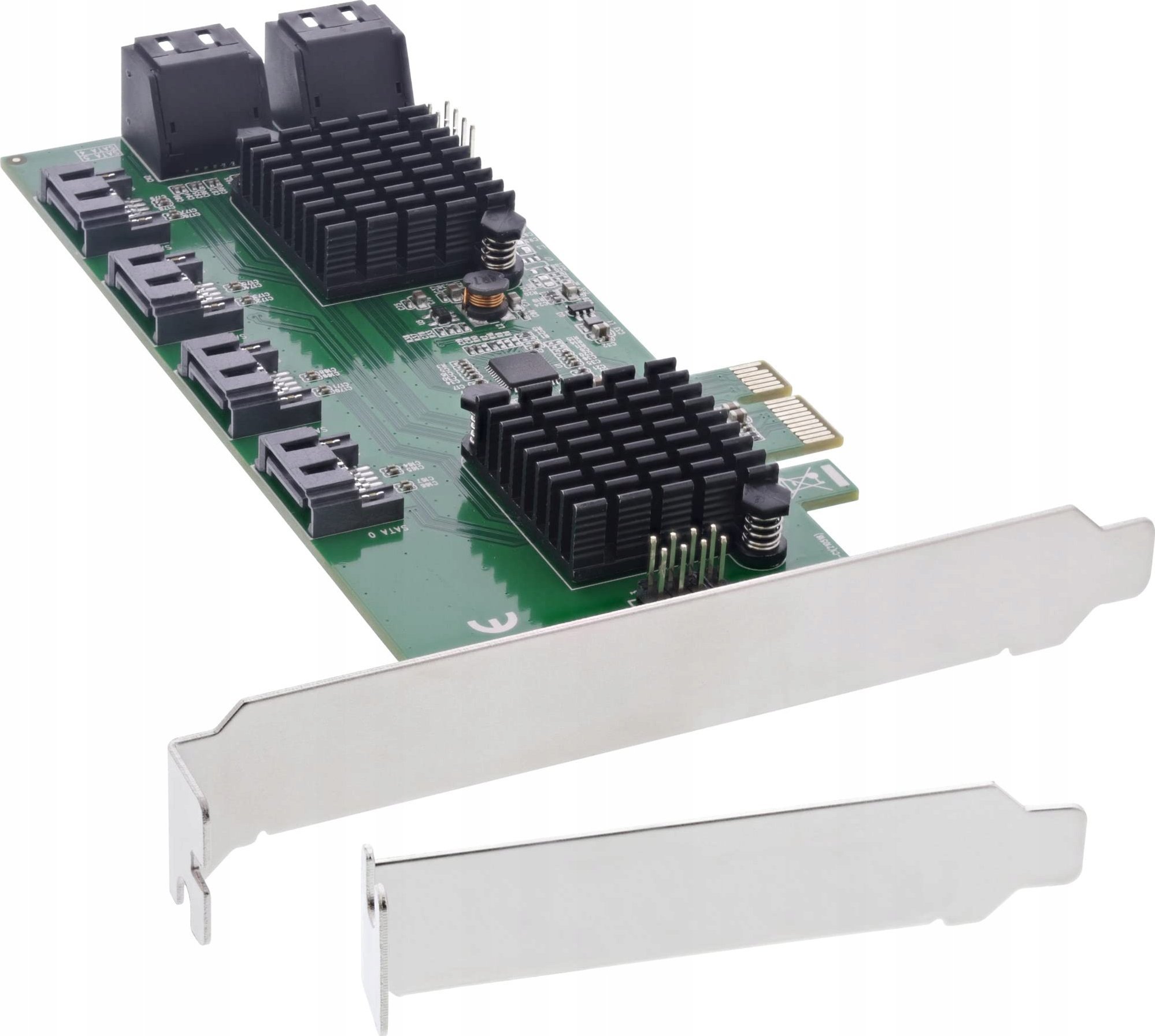 Kontroler InLine InLine® Controller Card, 8x SATA 6Gb/s, PCIe 2.0 (PCI Express)