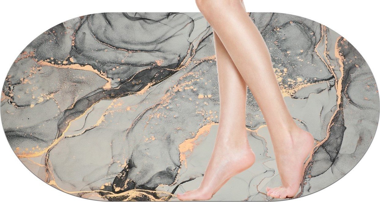 Iteams4Now Mata antypoślizgowa 40x60cm ciemnoszary