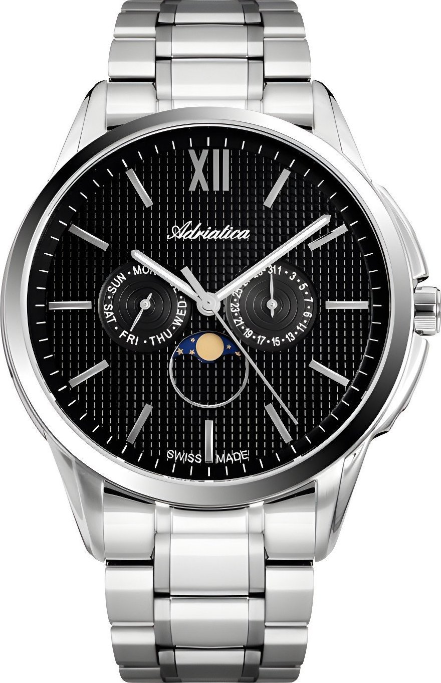 Zegarek Adriatica Zegarek męski Adriatica A8283.5164QF srebrny