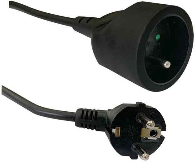 Przedłużacz DPM PS04B 1-GN 5m czarny