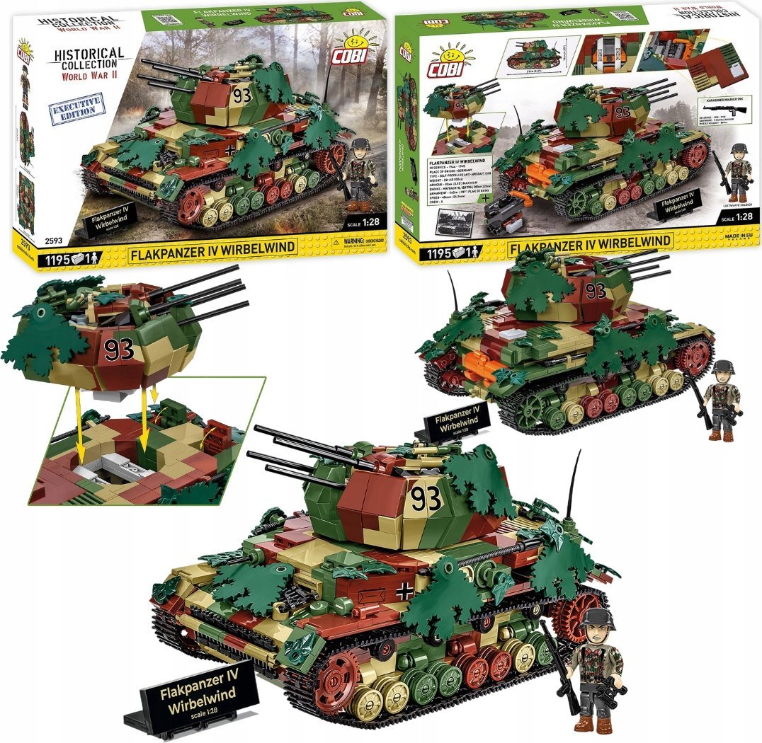 Cobi COBI 2593 Flakpanzer IV Wirbelwind - Executive Edition