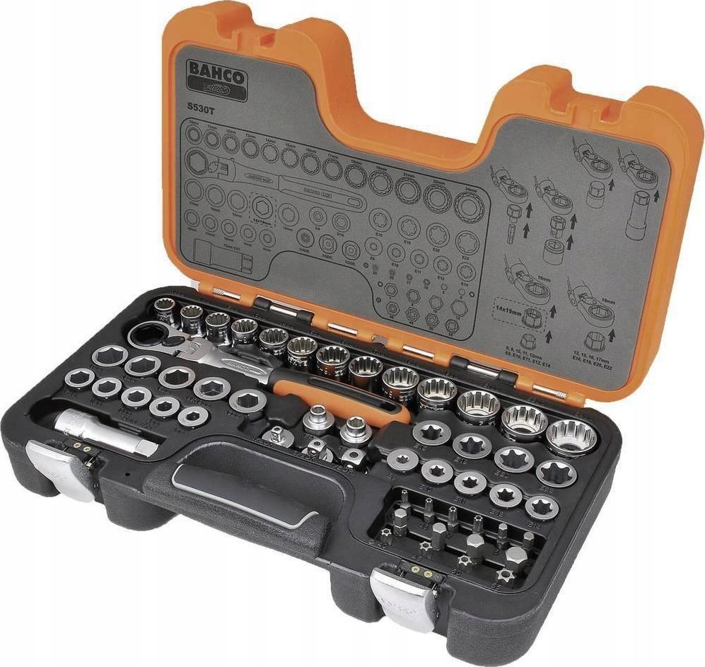 Zestaw narzędzi Bahco 53 el. (S530T)