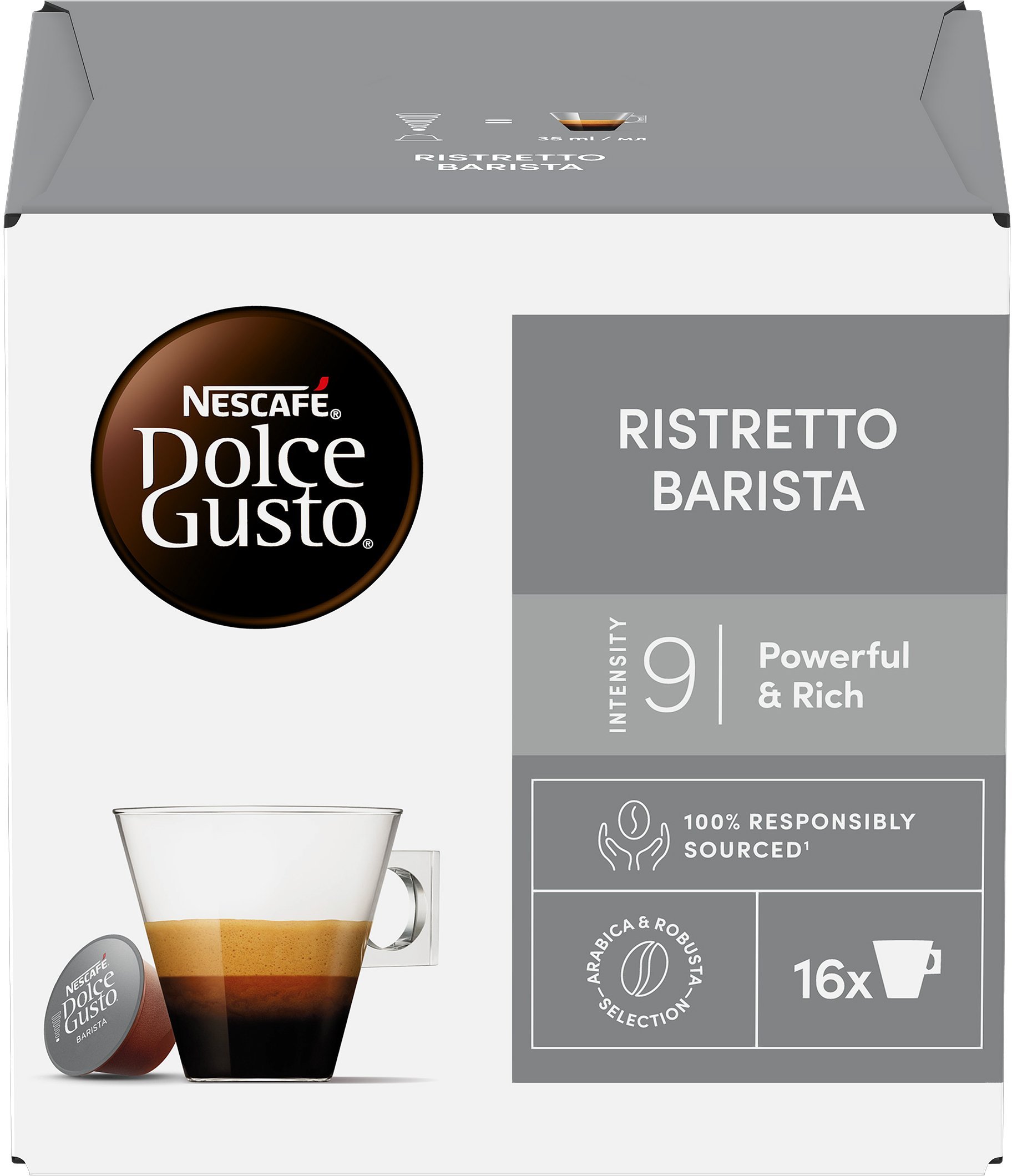 Kapsułki Nescafé Dolce Gusto Ristretto Barista 16 sztuk