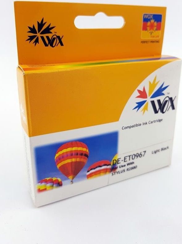 Tusz THI Zgodny Tusz Light Black do EPSON Stylus Photo 2880 / T0967 C13T09674010 / Czarny / 19 ml / zamiennik uniwersalny