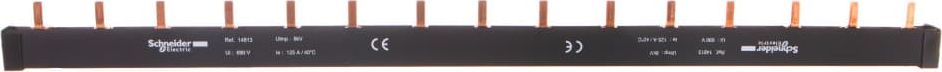 Schneider Electric Szyna grzebieniowa Domae, 3-bieg., 63A, L = 405mm, 15x27mm 14813