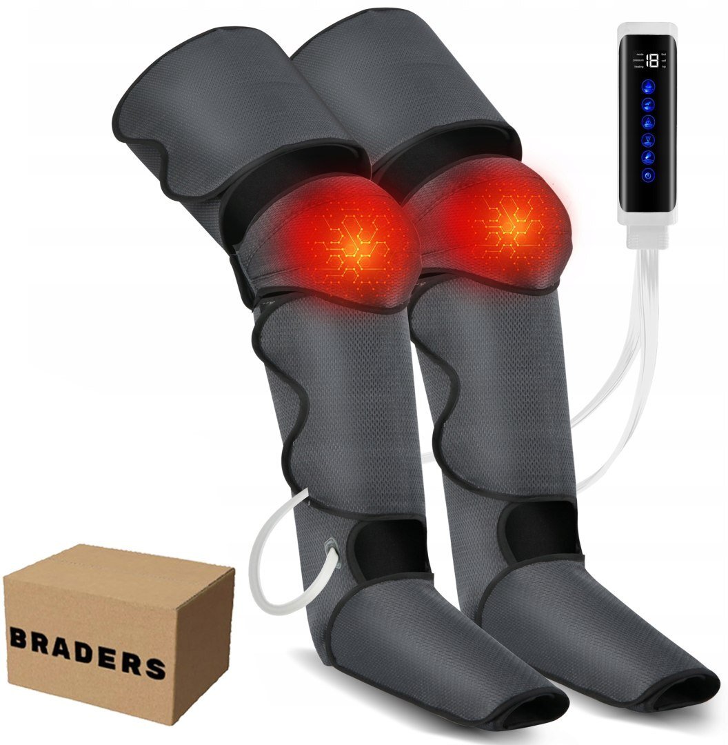 Drenaż Limfatyczny Nóg Masażer - Urządzenie Uciskowe z Funkcją Podgrzewania