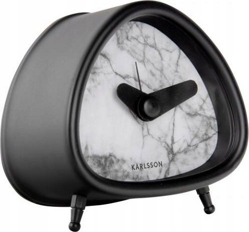 Budzik z marmurową tarczą, MARBLE