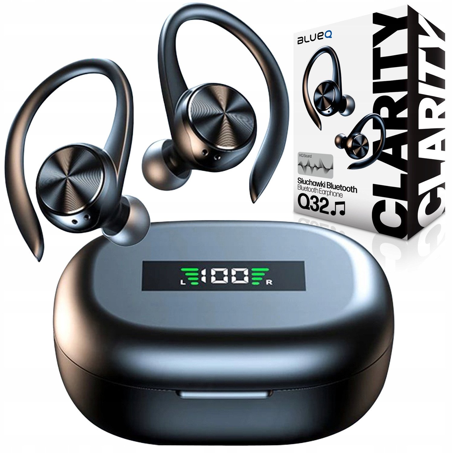 Słuchawki bezprzewodowe dokanałowe Renew Force Q32