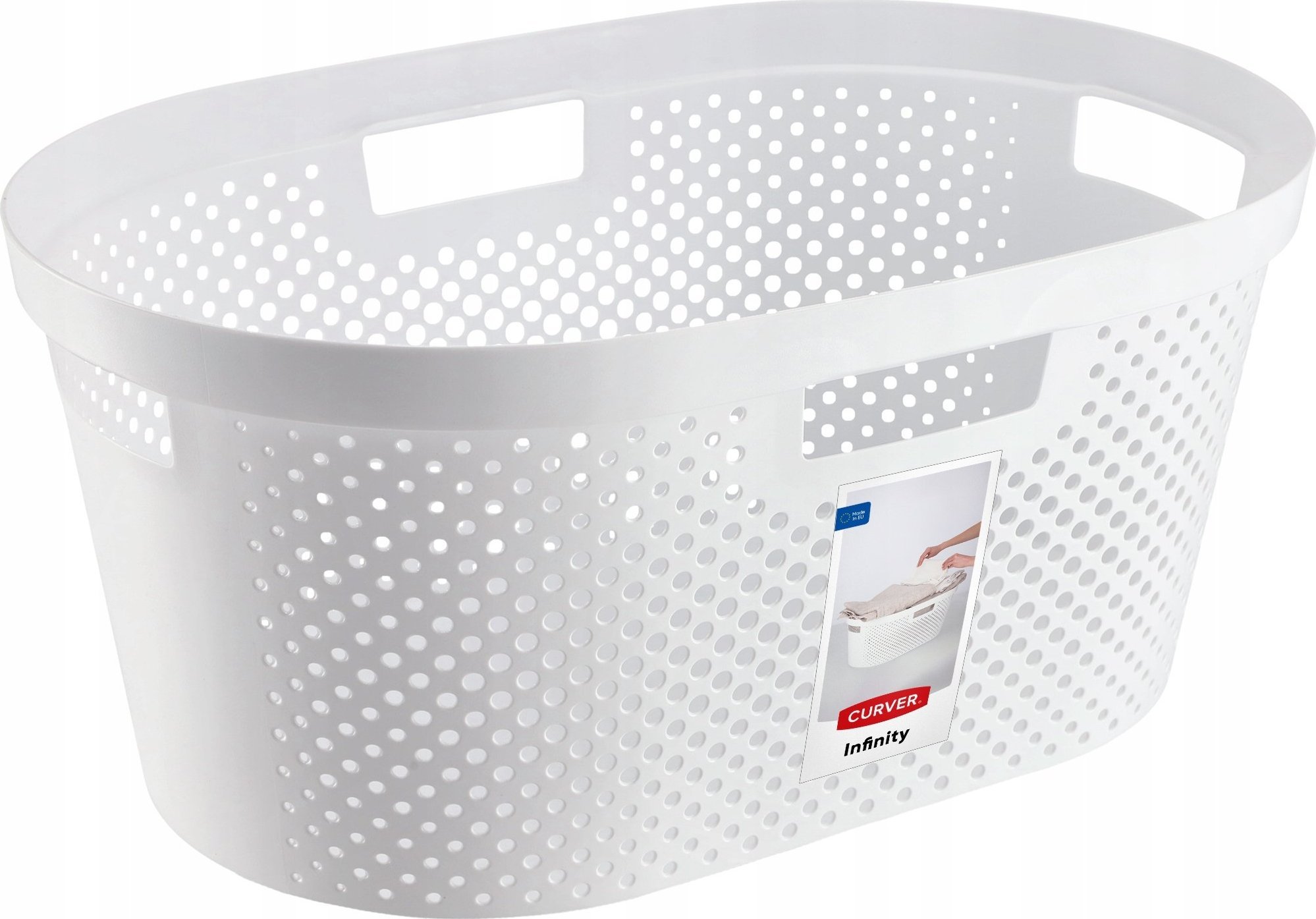 Kosz na pranie Kadax Curver Kosz Na Pranie Do Magla 40 L Biały