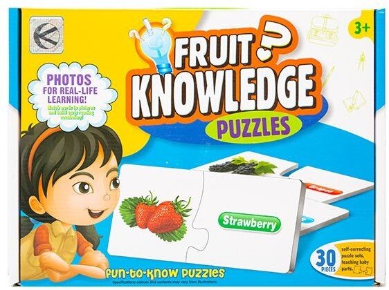 Układanka edukacyjna Poznaj owoce