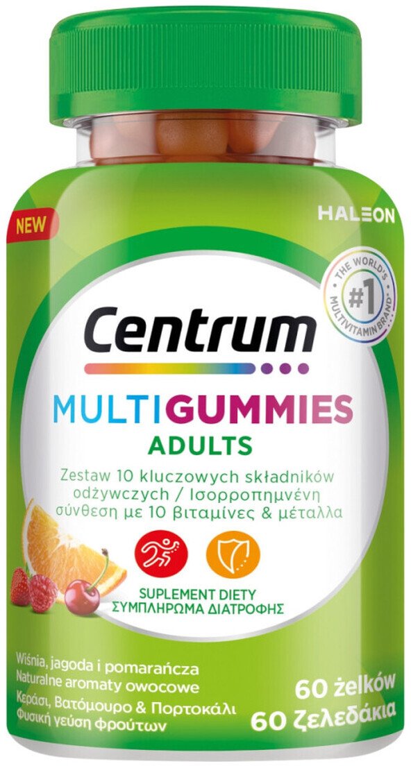 Centrum MultiGummies Adults suplement diety 60 Żelków