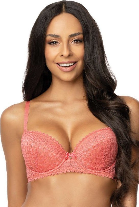MAT Lingerie Biustonosz push-up koral Maddie M-3633/11 70F