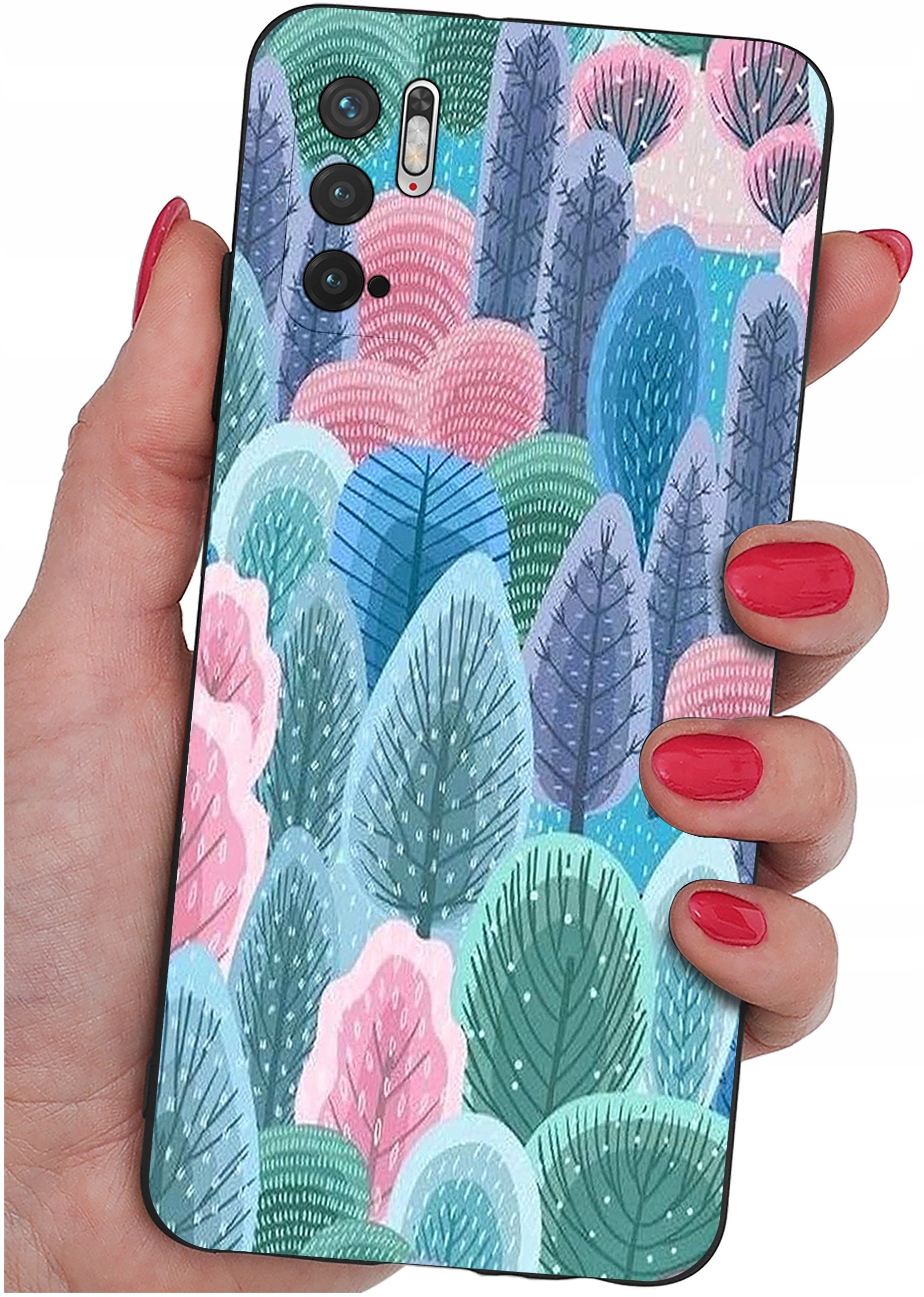 krainaGSM ETUI do Xiaomi Redmi Note 10 5G SILIKONOWE MATT CASE + SZKŁO 9H