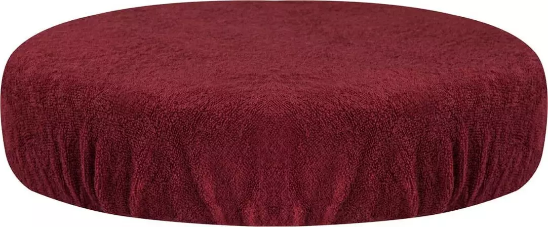 Activeshop Pokrowiec frotte na taboret bordowy