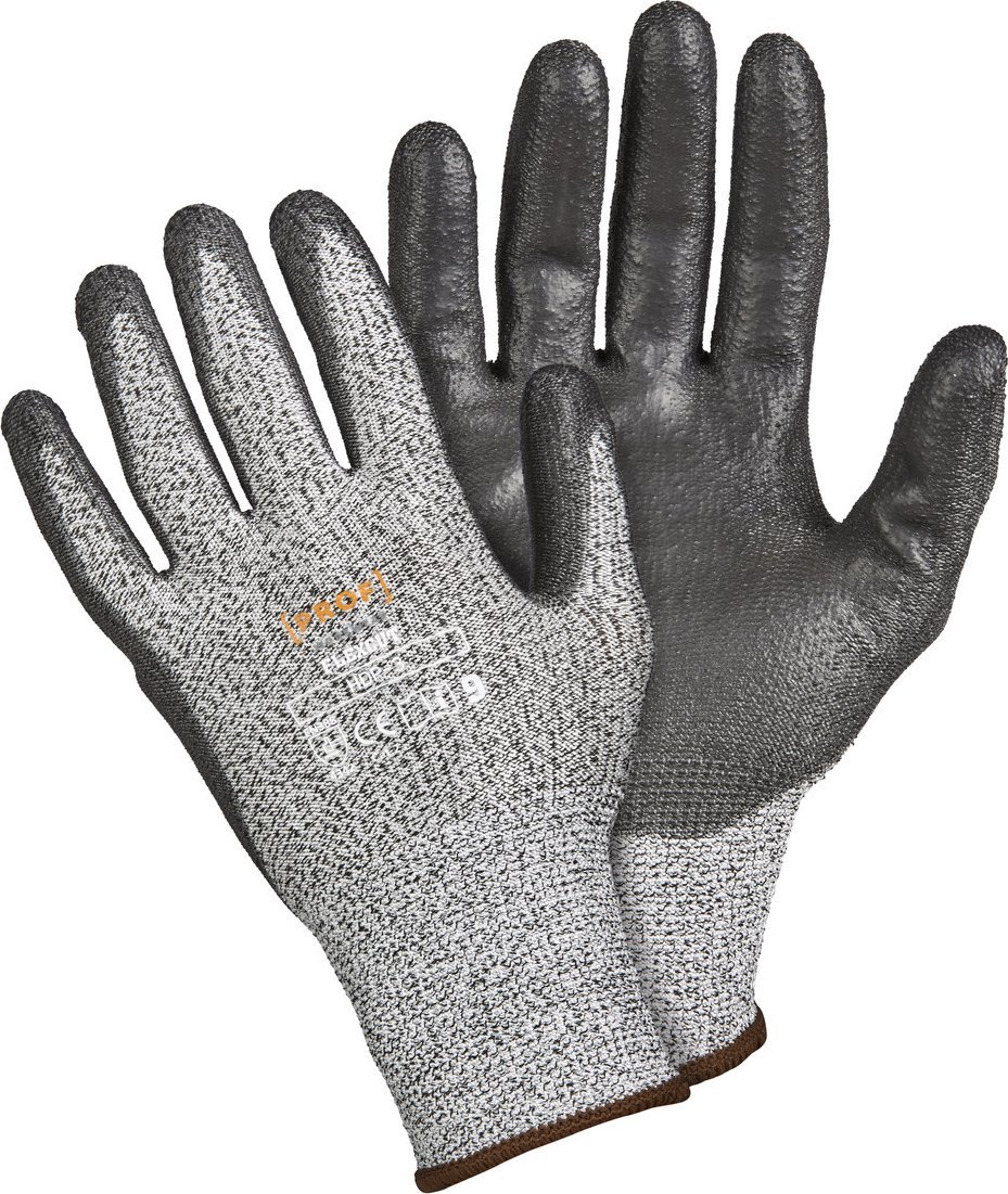 R.E.I.S. Rękawice odporne na przecięcia klasa 3 poliuretan roz.8