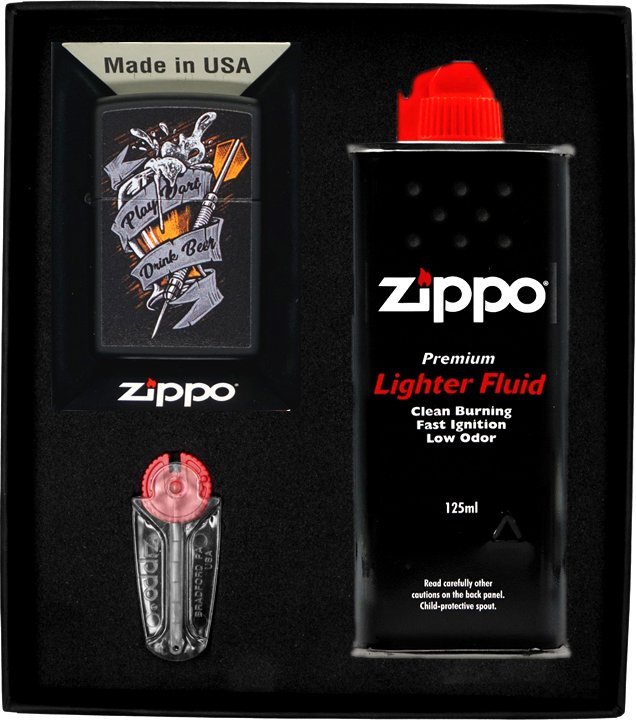 Zestaw ZIPPO Zapalniczka DARTS DESIGN Prezentowy No1