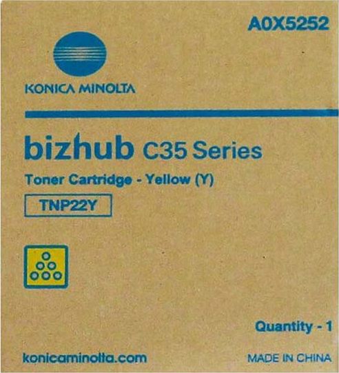 Toner Konica Minolta TNP-22 Yellow Oryginał (A0X5252)