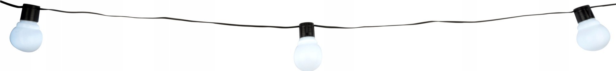 GIRLANDA OGRODOWA 20 LED ŻARÓWKI XXL ZIMNY BIAŁY