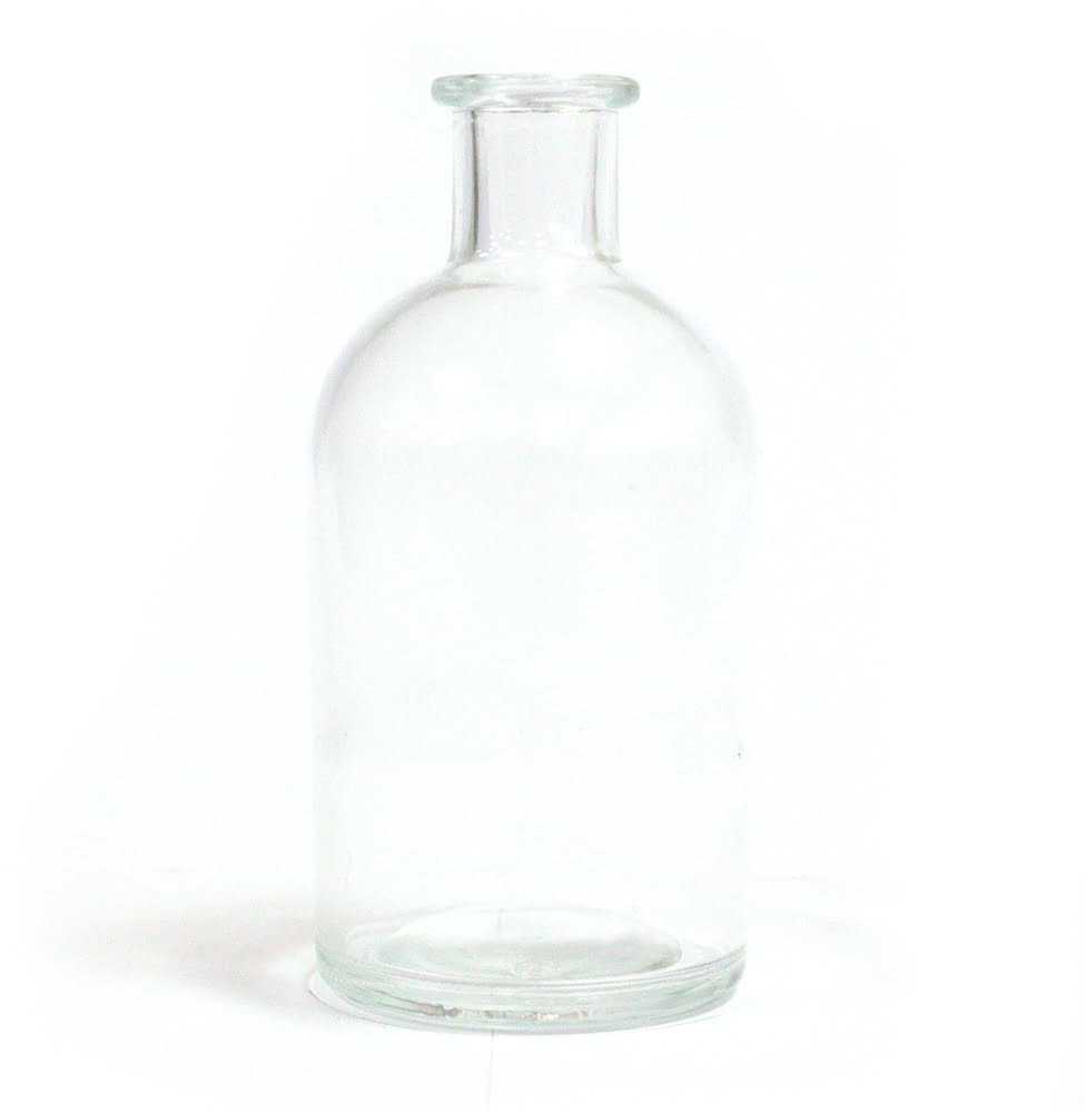Antyczna okrągła butelka - Przeźroczysta
