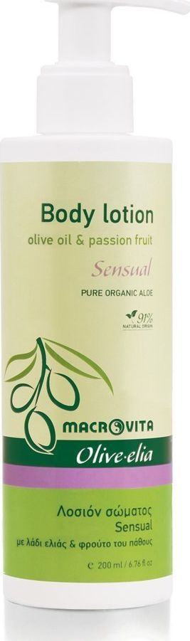 Macrovita MACROVITA OLIVE-ELIA SENSUAL nawilżające mleczko do ciała z bio-aloesem i passiflorą 200ml