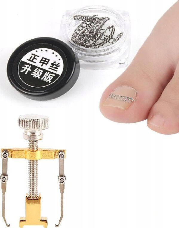 Litago Zestaw korekcyjny na wrastające paznokcie klamra