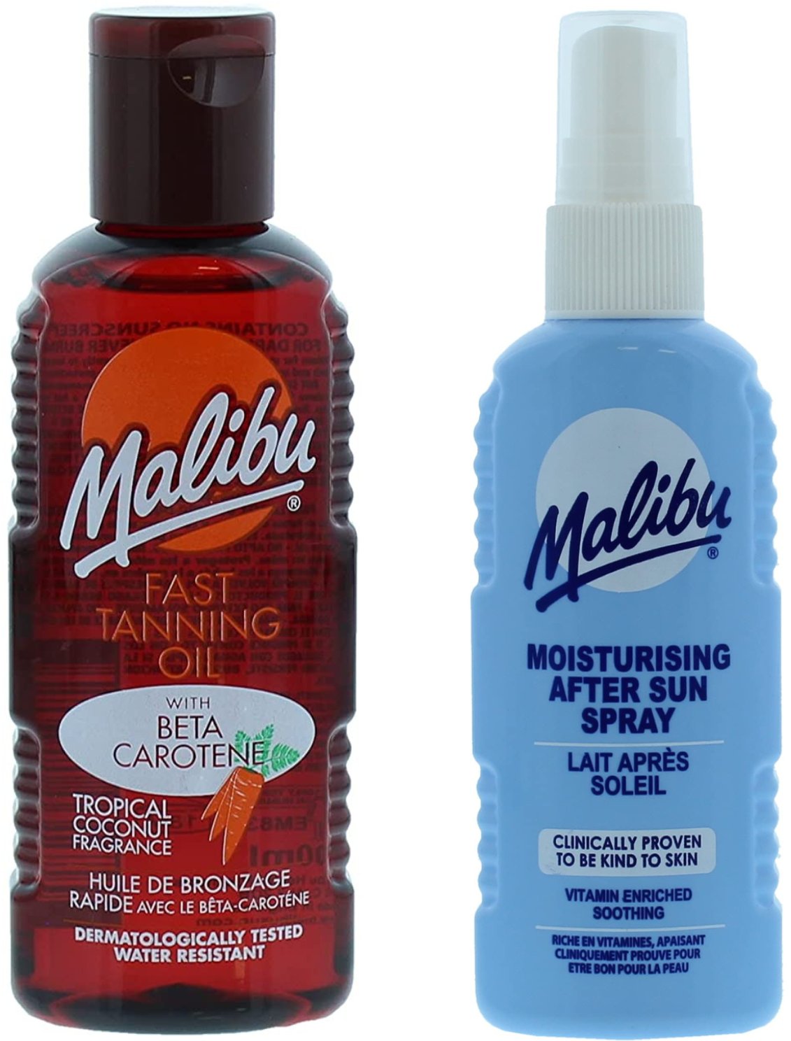 Malibu Olejek Do Opalania 100ml + Spray Po Opalaniu 100ml