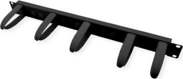 Value VALUE 19 Panel przedni 1HE z 5 uchwytami na kable, czarny