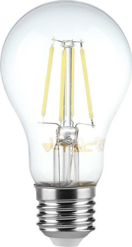 V-TAC Żarówka LED 6W Filament E27 A60 V-TAC VT-1887 4000K 600lm