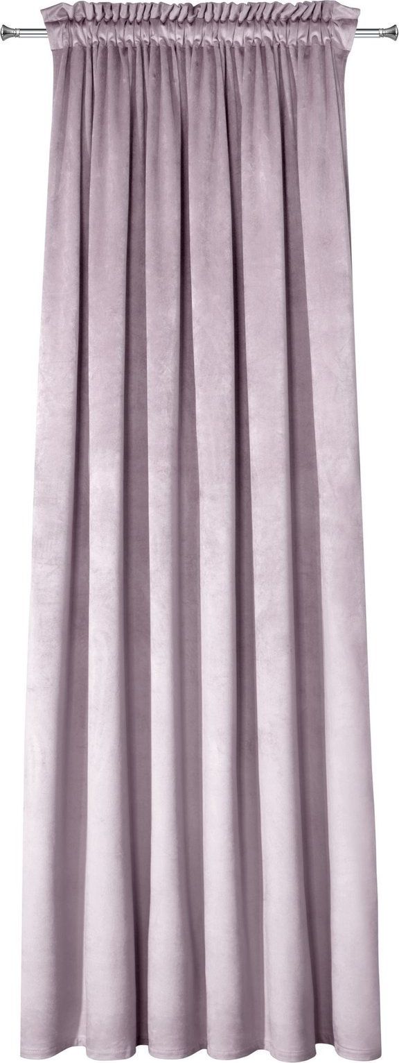 Eurofirany Zasłona Dekoracyjna Velvet Rosa Puder 140x250