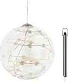 Sirius Home Sweet Christmas Ball, Light decoration figure, Transparent, Glass, 8 bulb(s), LED, Battery