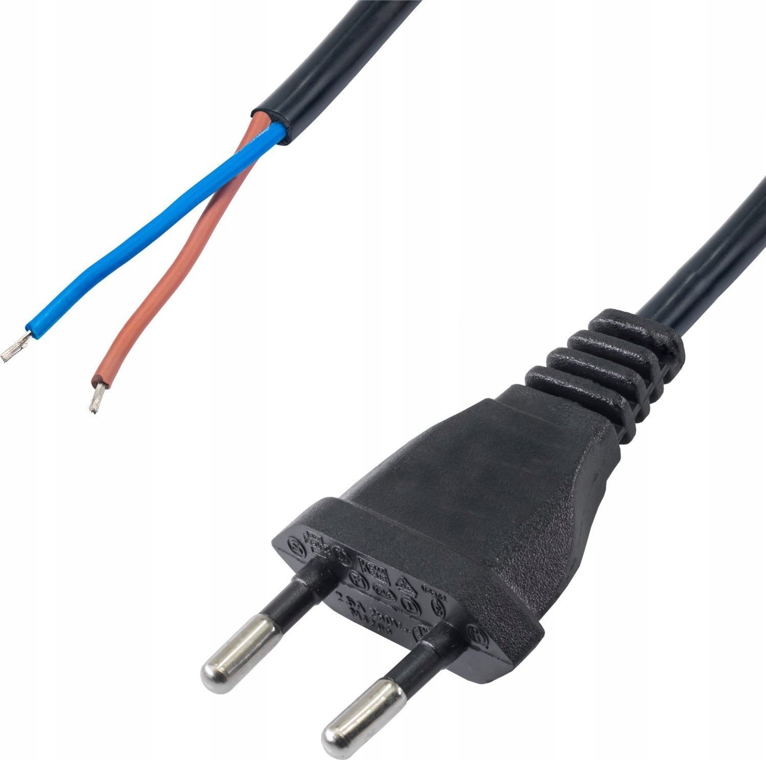 Kabel zasilający Akyga AKYGA Kabel zasilający bez zakończenia AK-OT-06A CU CEE 7/16 3 m