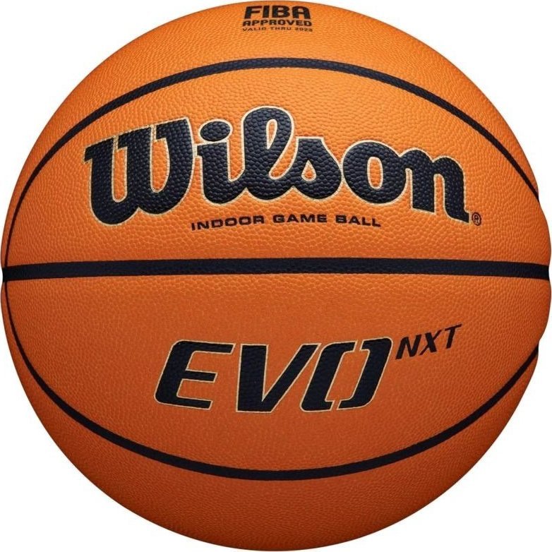 Wilson WTB0965XB - Piłka do koszykówki EVO NXT FIBA pomarańczowa r. 7