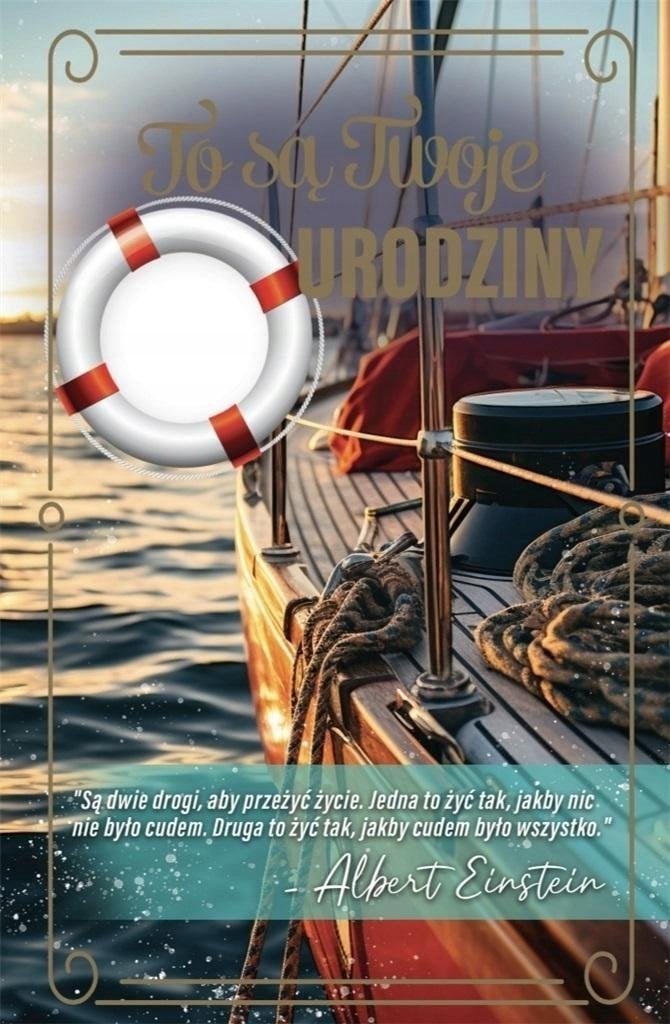 Yeku Karnet Urodzinowy z wymiennymi cyframi