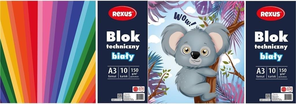 Beniamin Blok techniczny A3/10K biały