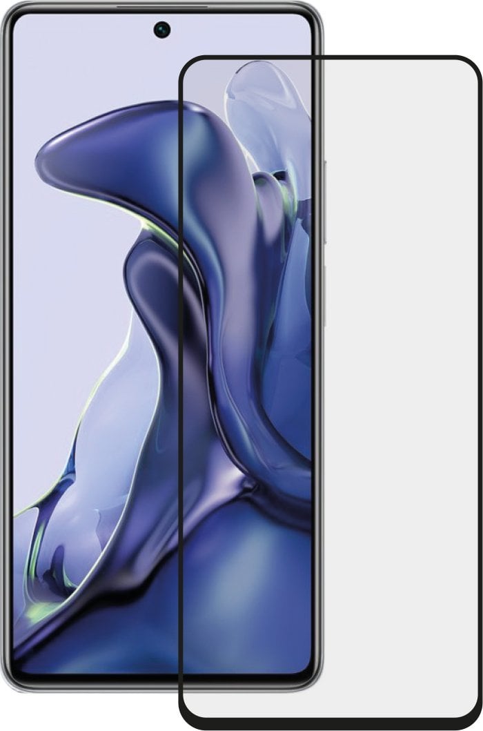 Vivanco Vivanco Full, Clear screen protector, Xiaomi, 11T, 11T Pro, Dirt resistant, Impact resistant, Scratch resistant, Shatterproof, Black, Transpar