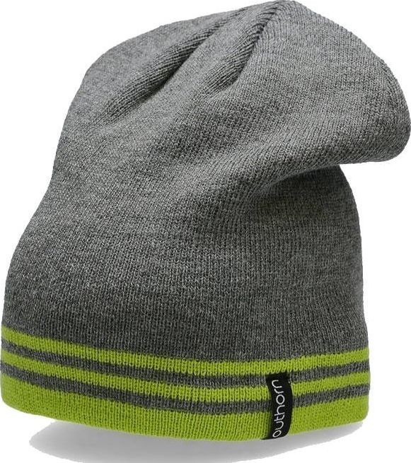 Outhorn Czapka zimowa OUTHORN Sportowa Szaro-zielona r S/M