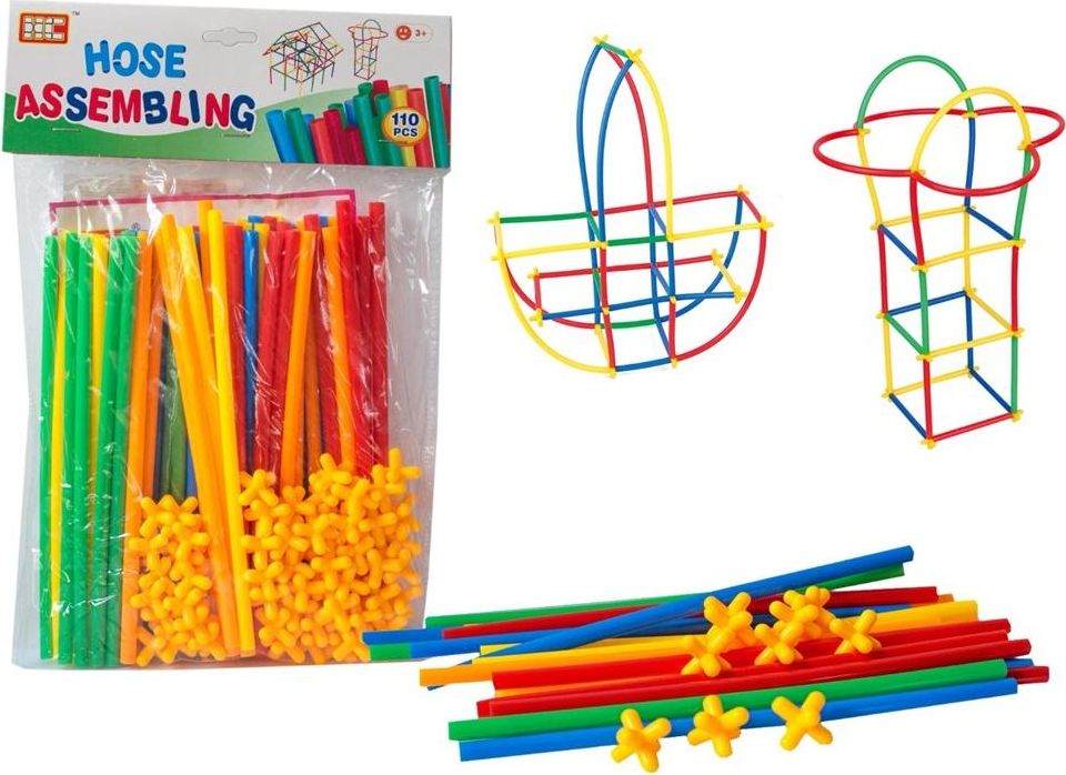 Askato Klocki Słomki 110 elementów w worku (107431)