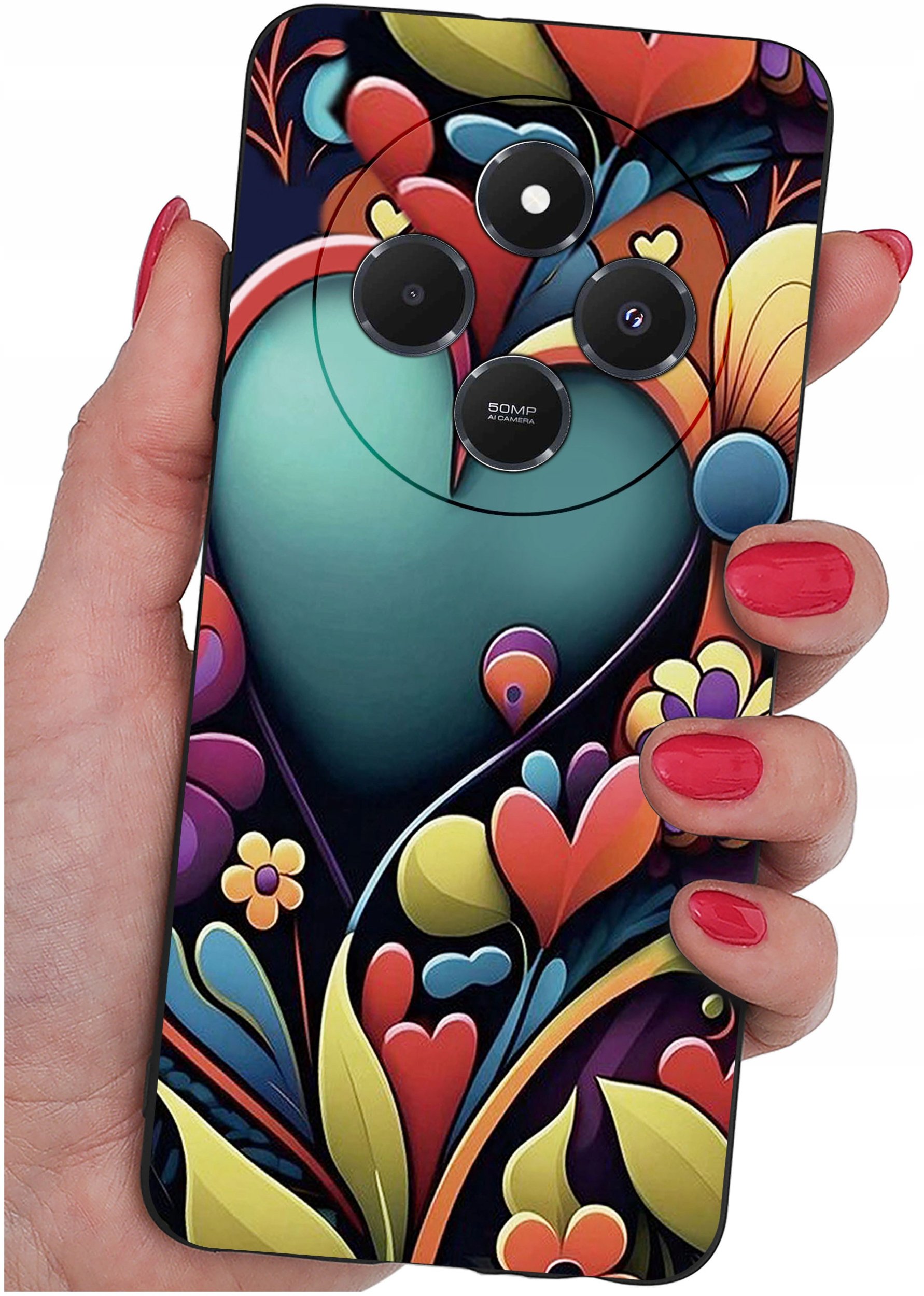 Etui do Xiaomi Redmi 14C WZORY |SILIKONOWE MATT CASE + SZKŁO 9H