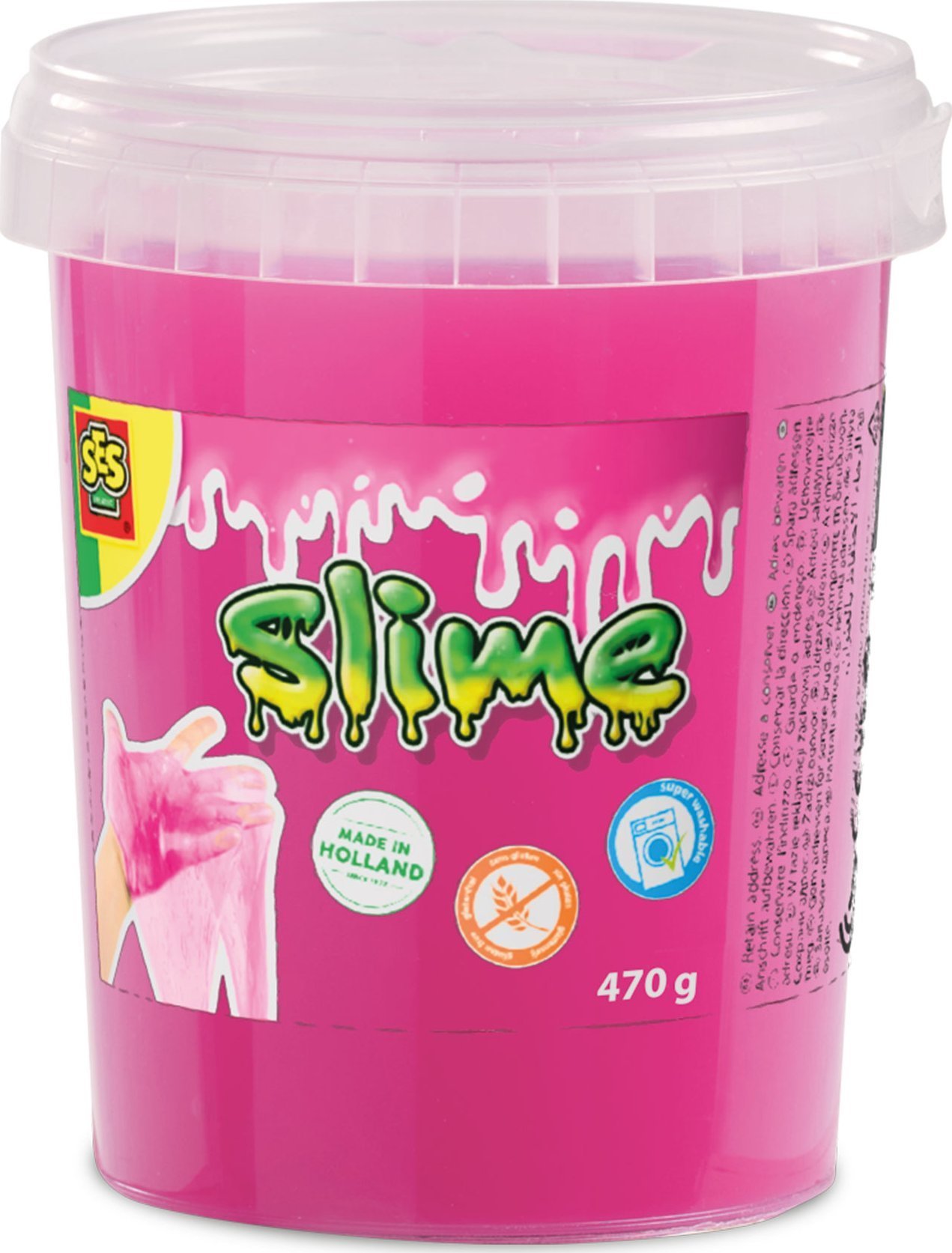 SES Slime neonowy róż 470g 15032 50327