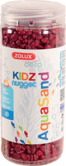 Zolux Żwirek Aquasand Kidz Nugget czerwony 500ml